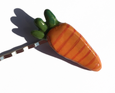 Crunchy Carrot Hairclip