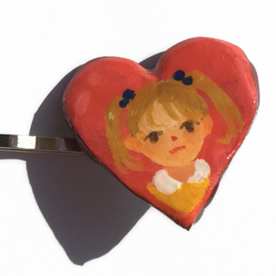Withering heart hairclip