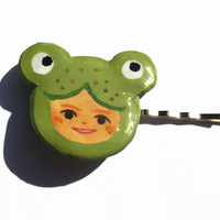 Froggy DX Hairclip - Thumbnail 1