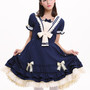 One Piece Navy Sailor Dress-2