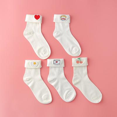 Harajuku embroidery socks