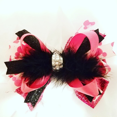 Punk rock minnie bow