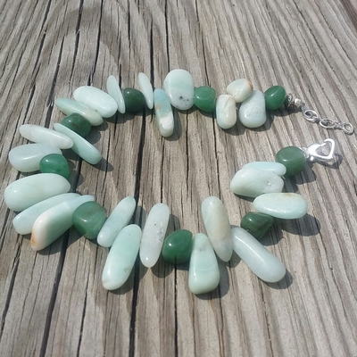 Green Agate Anklet 