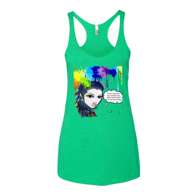 CaribbeanVibe Splatter Women's Tank Top