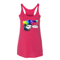 CaribbeanVibe Splatter Women's Tank Top - Thumbnail 3