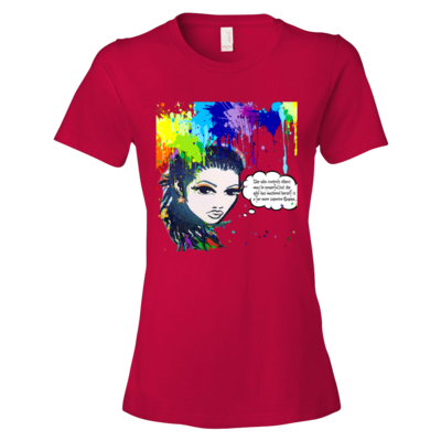 Caribbeanvibe splatter women's short sleeve t-shirt