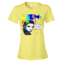 CaribbeanVibe Splatter Women's Short Sleeve T-shirt - Thumbnail 3