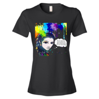 CaribbeanVibe Splatter Women's Short Sleeve T-shirt - Thumbnail 4