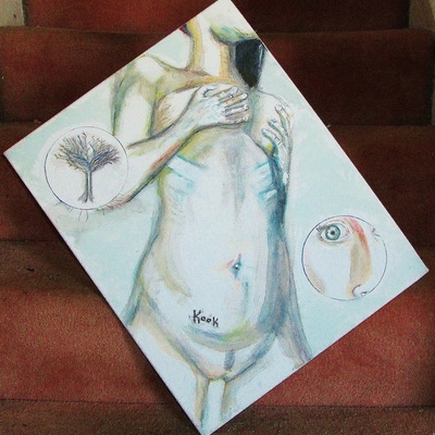 Kook.  ryan lowrie painting.