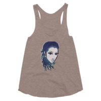 Caribbean Vibe Women's Racerback Tank - Thumbnail 3