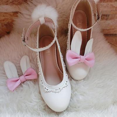 Cute bunny ear heels