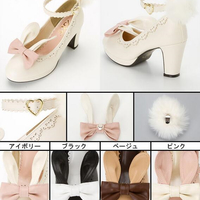 Cute Bunny Ear Heels - Thumbnail 2