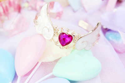 Fantasy Heart Angel Wings Bracelet Wrist Strap