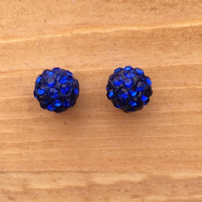 Sparkle Earrings - Royal Blue