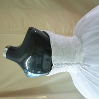 Beads and Tulle Wedding Dress pwd0049 - Thumbnail 2