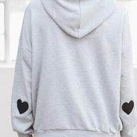 Harajuku Heart Hoodie Sweater - Thumbnail 2