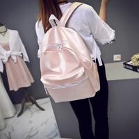 Metallic Pink and Silver Backpack - Thumbnail 2