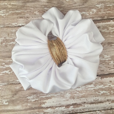 White with gold center