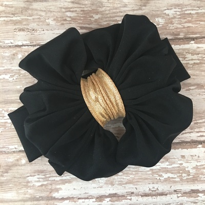 Black with gold center