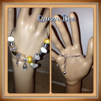 Queen Bee Charm Bracelet