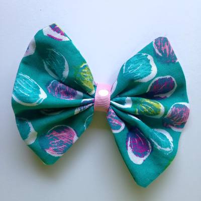 Teal Blue with Colorful Dots