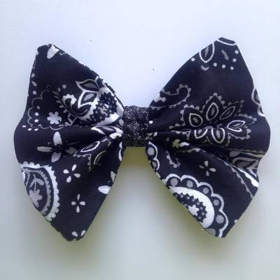 Black bandana with glitter