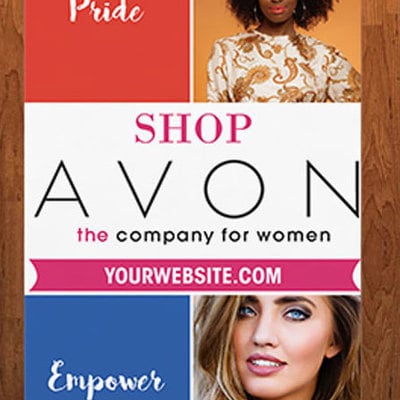 Avon - retractable banner 2