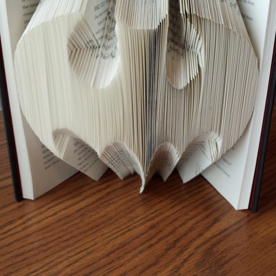 Reserved for commander cupcake - deposit for custom folded book art