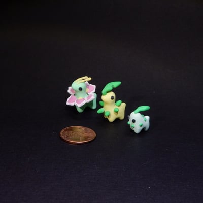 Mini pokemon #152,153,154