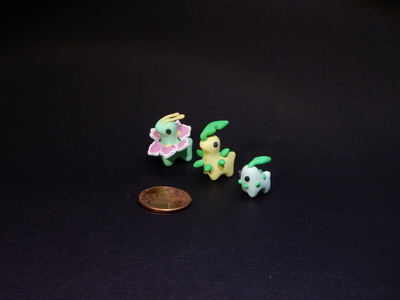 Mini Pokemon #152,153,154