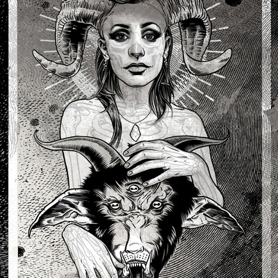 Silver girl print - Thumbnail 3