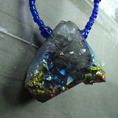 Smokey rainbow quartznecklace - Thumbnail 3