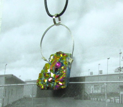 Rainbow Quartz Necklace 