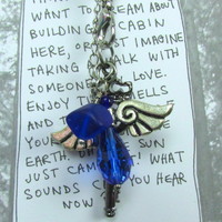 Blue Angel Necklace - Thumbnail 3