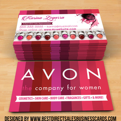 Avon business cards style 1