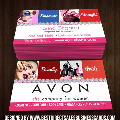 Avon business cards style 4
