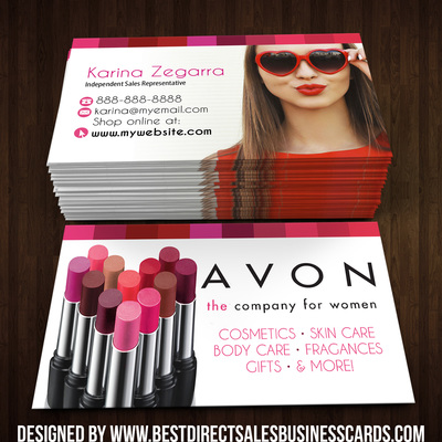 Avon business cards style 6