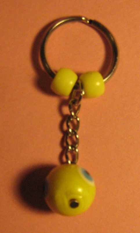 Glass Eye Key Chain