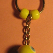 Glass Eye Key Chain
