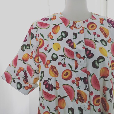 Mixed Fruits Vintage Dress