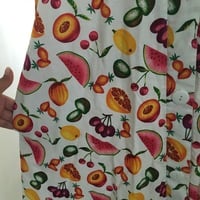 Mixed Fruits Vintage Dress - Thumbnail 2