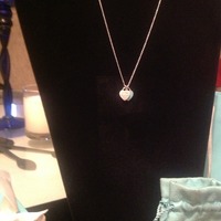 100% Authentic Tiffany @ Co Double Heart Tag Pendant - Thumbnail 3