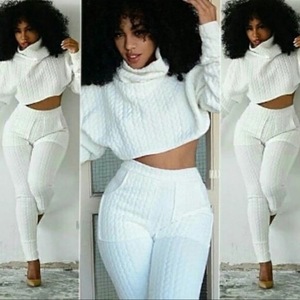 Cropped Sweater Set - Thumbnail 3