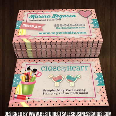 Close to my heart business cards style 1