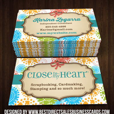 Close to my heart business cards style 2