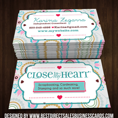 Close to my heart business cards style 3