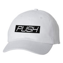 Classic Push Dad Hat White