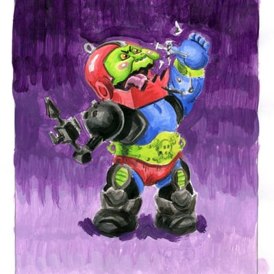 Trap jaw paul / compact earl color rough - disasters of the universe 2016 - Thumbnail 4