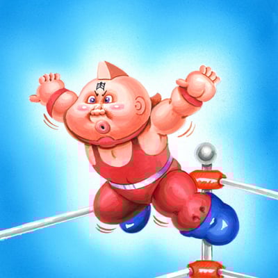 Kenny kuman / muscular manny final art - slop culture kids 2016 - Thumbnail 5