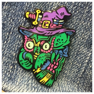 Crustacean Wizard Enamel Pin 037